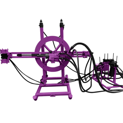 Perforatrice DTH sotterranea per perforazione a 360 gradi, attrezzatura per perforazione di fori di mina, piccolo impianto di perforazione