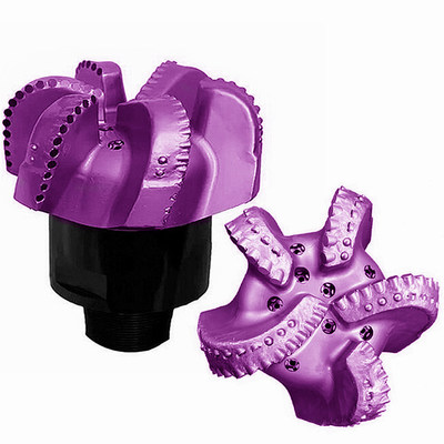 PDC Petroleum Drill Bit Carburo di tungsteno Roccia di perforazione Bit Corpo di matrice PDC Bit
