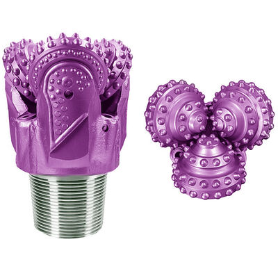 Punte per perforazione petrolifera Tricone Rock Bit, utensili per perforazione, punta per trapano a cono a rulli in carburo di tungsteno