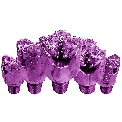 Bit di tricone di pozzo di petrolio API coni di rulli 3 1/2 "-17 1/2" di acciaio ad alto tenore di carbonio