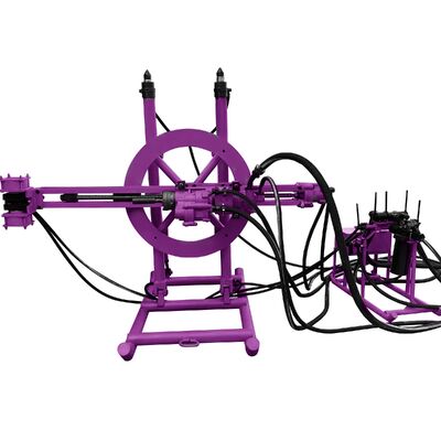 Hydraulic Pneumatic DTH Drilling Machine Impact Frequency 34HZ Surface Borehole Drilling Rig