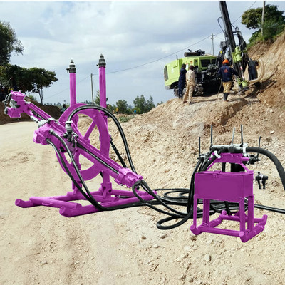 Underground Tunnel Drilling Machine Portable DTH Drilling Equipment Pneumatic Small Drilling Rig