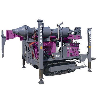 Perforatrice carotatrice idraulica per carotaggio inverso