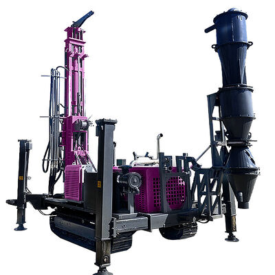 Perforatrice per carotaggio di roccia per l'esplorazione mineraria, piattaforma di perforazione a circolazione inversa, perforatrice cingolata