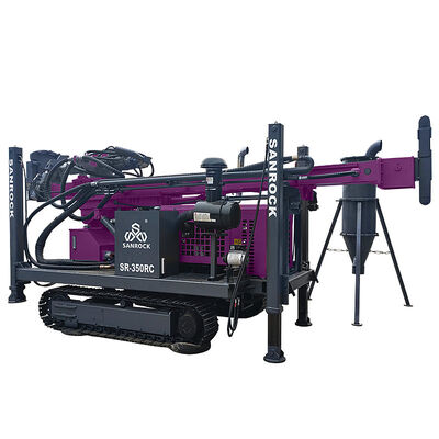 Impianto di perforazione geologica di carotaggio della perforatrice di circolazione inversa di potere 129KW della piattaforma di produzione cingolata RC