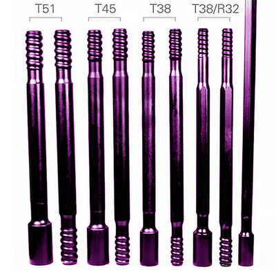 R32 tubo di trivellazione in acciaio a filo 1200mm/1525mm/1830mm utensili di trivellazione mineraria