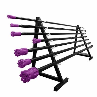 Tubo di perforazione con prolunga filettata per estrazione mineraria, cave, tunnel e brillamento, asta di perforazione al carburo