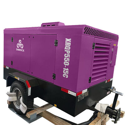 Compressore d'aria a vite 153KW Motore Diesel Compressore d'aria Portatile Compressore d'aria