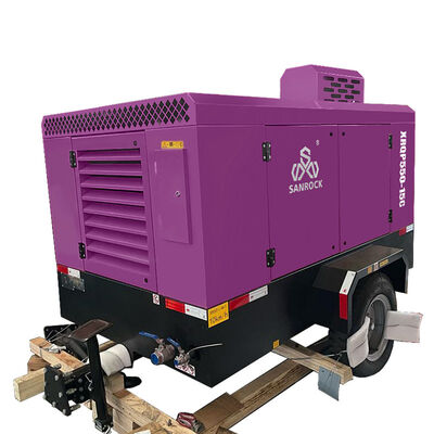 Compressore d'aria a vite 2 ruote Compressore d'aria ad alta pressione Macchina Compressore d'aria piccolo