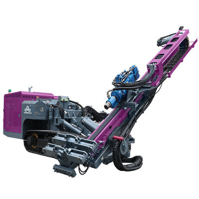 Perforatrice DTH per perforazione mineraria di roccia dura per esplosioni, perforatrice cingolata multifunzionale