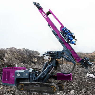 Perforatrice mineraria per perforazione portatile, impianto di perforazione idraulico automatico DTH in vendita