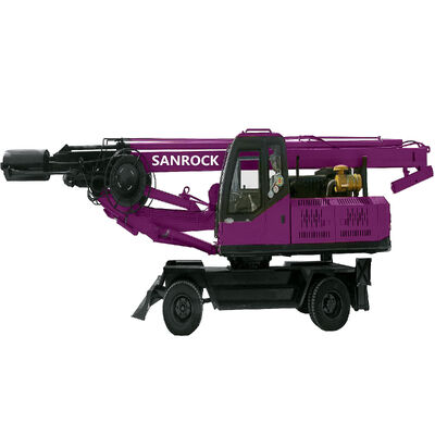 Piattaforma di perforazione rotante portatile con angolo di rotazione della tavola di 360° Macchina per la perforazione di fori per pali da costruzione