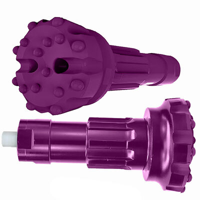 Strumento di trivellazione DTH per la trivellazione in roccia dura Strumento di trivellazione DTH per la trivellazione in cava con pulsante da 6 pollici