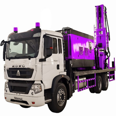 Impianto di perforazione idraulica per pozzi d'acqua Attrezzatura per perforazione geotermica Montato su camion Macchina per perforazione di pozzi d'acqua