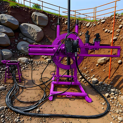 Macchina per l'estrazione mineraria DTH della macchina della piattaforma di produzione a rotazione della profondità di 60 m della piattaforma di produzione orizzontale in vendita