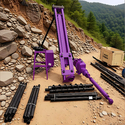 Perforazione superficiale DTH Sviluppo infrastrutturale Perforazione per pozzi di perforazione