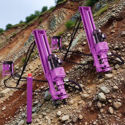 Perforazione mineraria Alta efficienza di fratturazione e penetrazione della roccia DTH Perforazione per la roccia Piccola macchina di perforazione