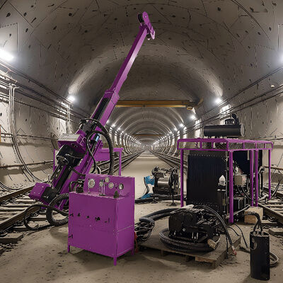 Flessibilità direzionale Perforatrice del tunnel Impianto di perforazione di perforazione geotecnica Impianto di carotaggio idraulico
