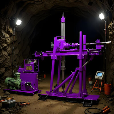 Impianto di perforazione idraulico completo per l'esplorazione mineraria della perforatrice per indagini geologiche del tunnel dell'impianto di perforazione di carotaggio idraulico