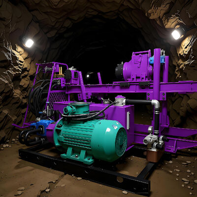 Piattaforma di trivellazione del nucleo roccioso Piattaforma di trivellazione mobile geotecnica Piattaforma di esplorazione del tunnel