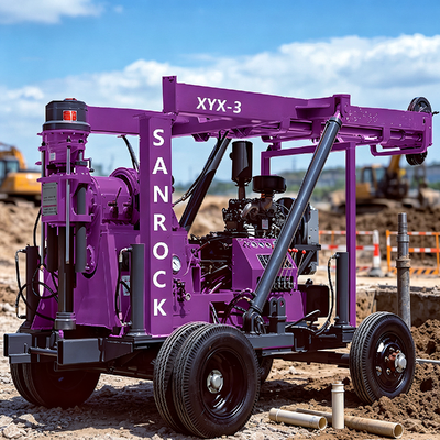 Rapid Mobilization Core Sample Drilling Rig Machine Geological Investigation Hydraulic Core Drilling Rig 