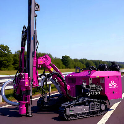 Hydraulic Pile Driver Machine Precise Depth Building Foundation Pile Drilling Rig Anchor Crawler Pile Driver