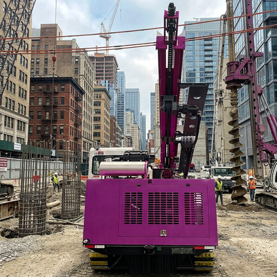 Ground Pile Drilling Rig Closed Off Dust Proof Cab Hydraulic Hammer Pile Driving Machine Diesel Pile Driver 